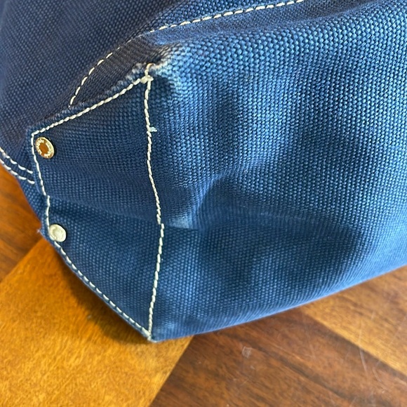 BEAUTIFUL KATE SPADE CANVAS TOTE - RED WHITE & BLUE - VERY PATRIOTIC! - Picture 6 of 12